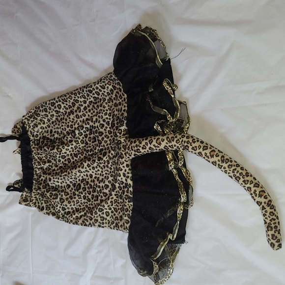 EUC Spirit Halloween🎃 Girls' Wild Cat Costume, Med. 8-10 🐆 Cute Leopard Outfit - Picture 14 of 16